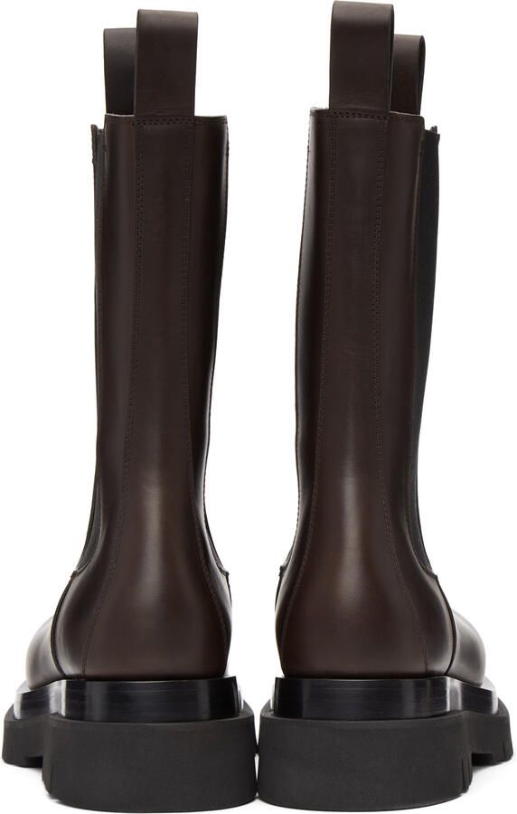 Bottega Veneta Brown 'The Lug' Boots - Picture 3