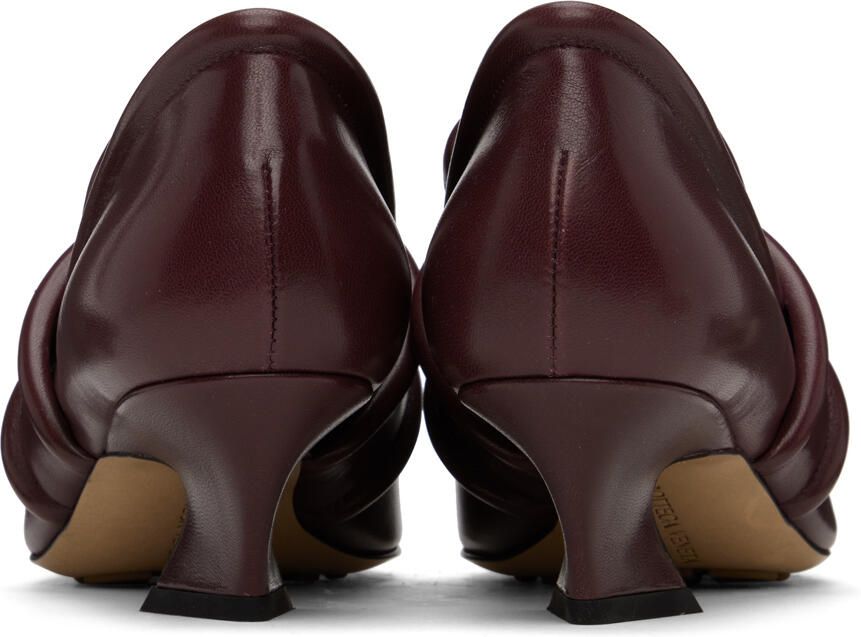 Bottega Veneta Burgundy Spada Heels - Picture 4