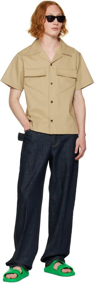 Bottega Veneta Green Band Sandals - Picture 4