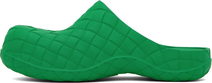 Bottega Veneta Green Beebee Clogs - Picture 3