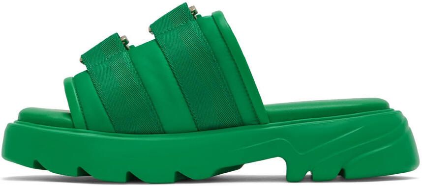 Bottega Veneta Green Flash Sandals - Picture 3
