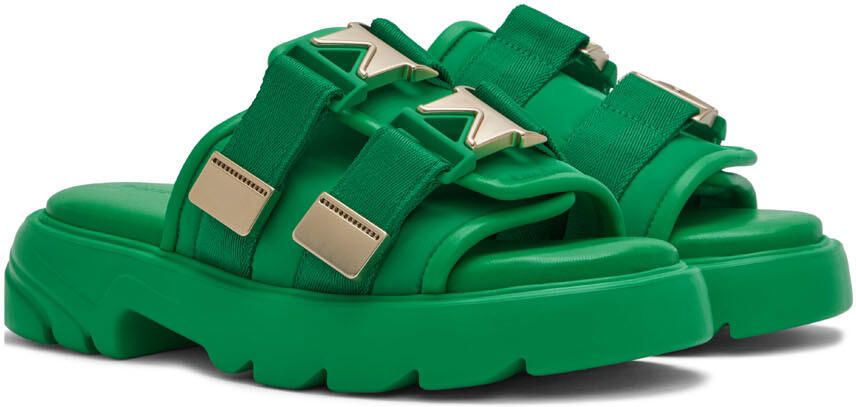 Bottega Veneta Green Flash Sandals - Picture 2