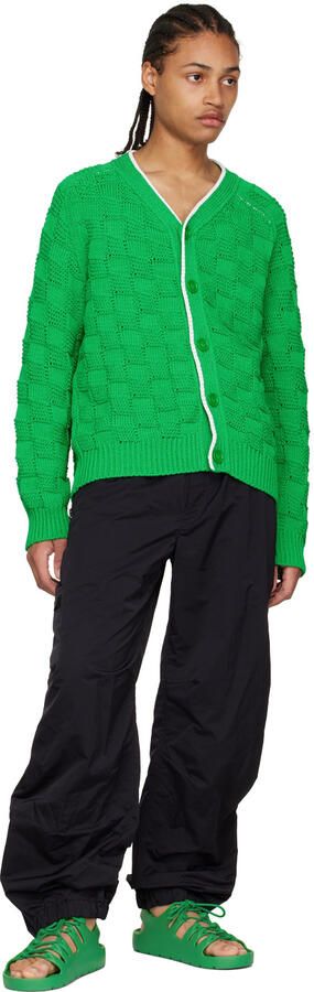 Bottega Veneta Green Jelly Sandals - Picture 4