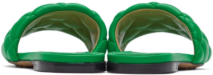 Bottega Veneta Green Padded Flat Sandals