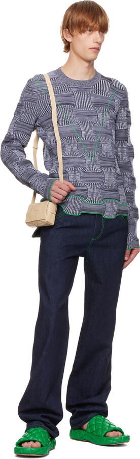 Bottega Veneta Green Padded Sandals - Picture 4