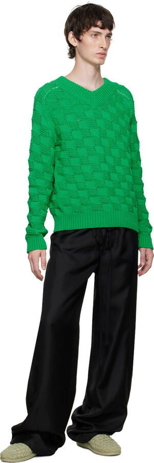 Bottega Veneta Green Plat Sneakers - Picture 4