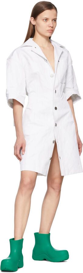 Bottega Veneta Green Puddle Boots - Picture 4