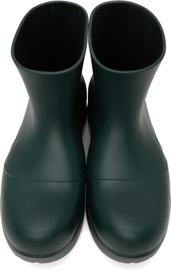 Bottega Veneta Green Puddle Boots - Picture 2