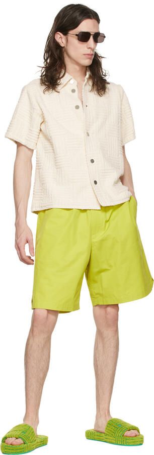 Bottega Veneta Green Resort Sponge Slides - Picture 3