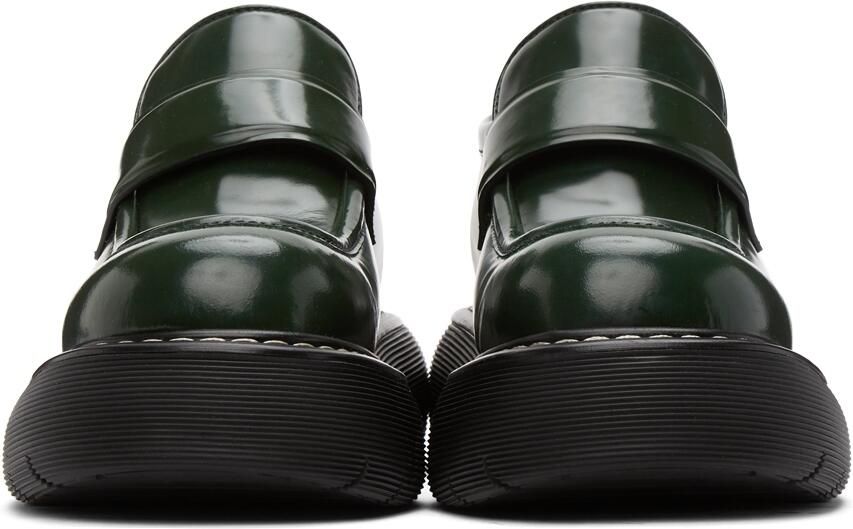 Bottega Veneta Green Swell Loafer - Picture 2