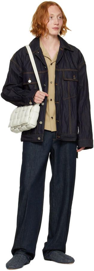 Bottega Veneta Indigo Mattelassé Denim Loafers - Picture 3