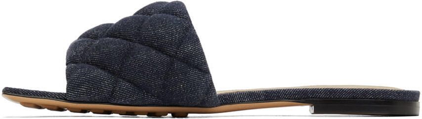 Bottega Veneta Indigo Padded Flat Sandals - Picture 3