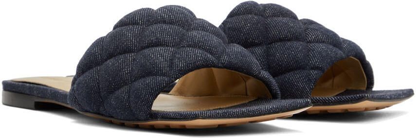 Bottega Veneta Indigo Padded Flat Sandals - Picture 2