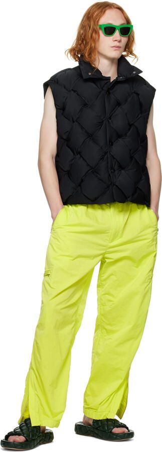 Bottega Veneta Khaki Padded Sandals - Picture 2