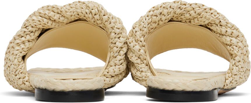 Bottega Veneta Off-White Lido Sandals