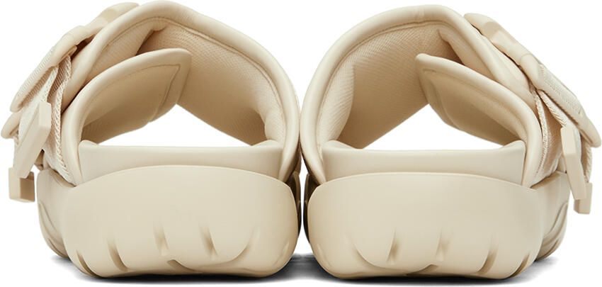 Bottega Veneta Off-White Snap Slide Sandals - Picture 2