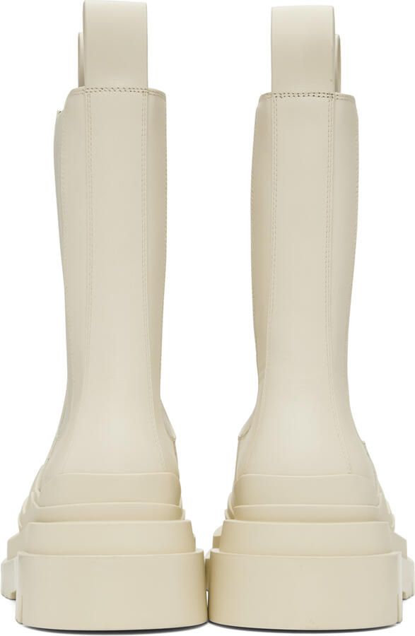 Bottega Veneta Off-White Tire Chelsea Boot - Picture 3