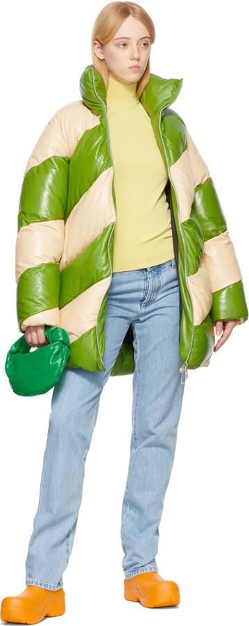 Bottega Veneta Orange Puddle Boots - Picture 4