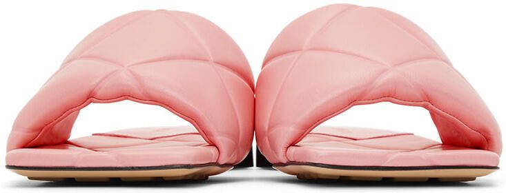 Bottega Veneta Pink Lido Flat Sandals - Picture 3