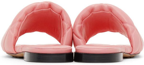 Bottega Veneta Pink Lido Flat Sandals - Picture 4