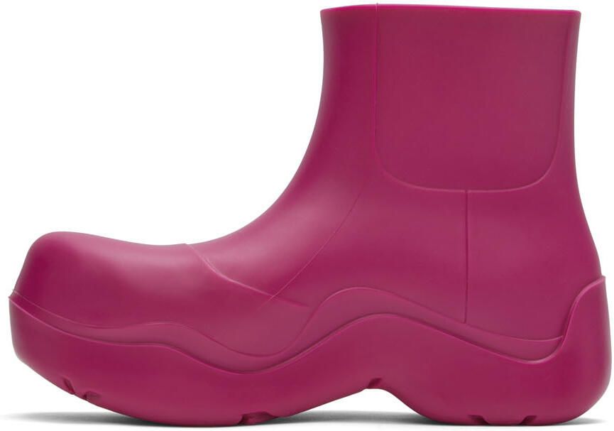 Bottega Veneta Pink Puddle Boots - Picture 2