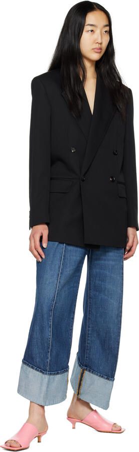 Bottega Veneta Pink Stretch Heeled Mules - Picture 4