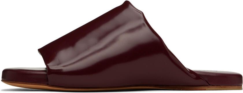 Bottega Veneta Red Cushion Mules - Picture 3