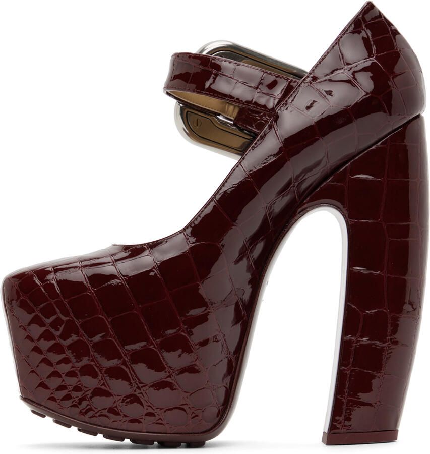 Bottega Veneta Red Mostra Heels