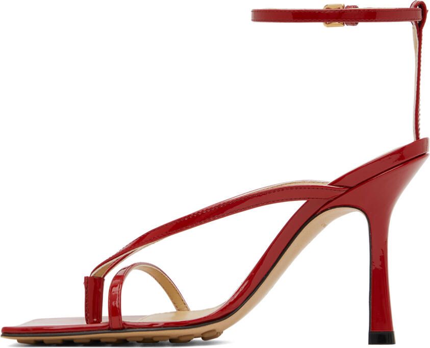 Bottega Veneta Red Stretch Strap Sandal - Picture 3