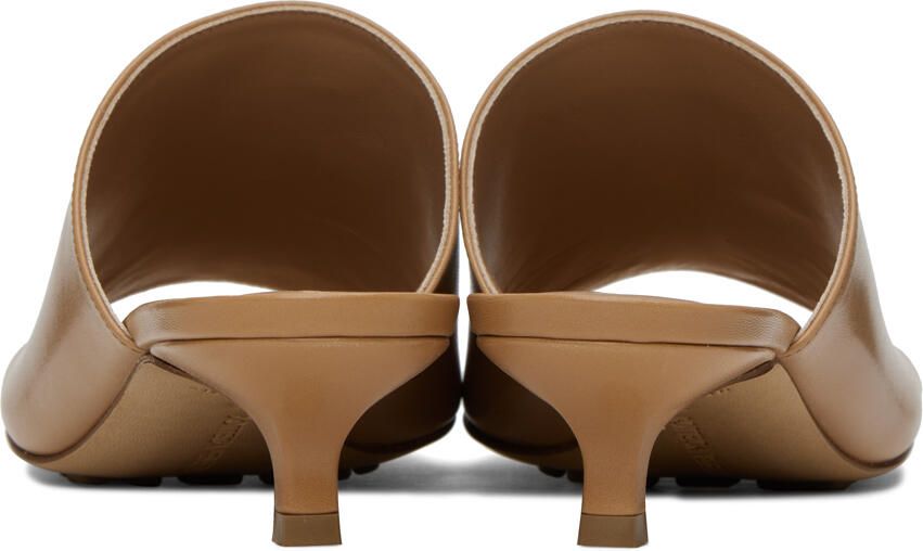 Bottega Veneta Tan Stretch Mules