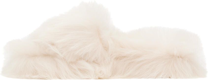 Bottega Veneta White Resort Slides - Picture 4