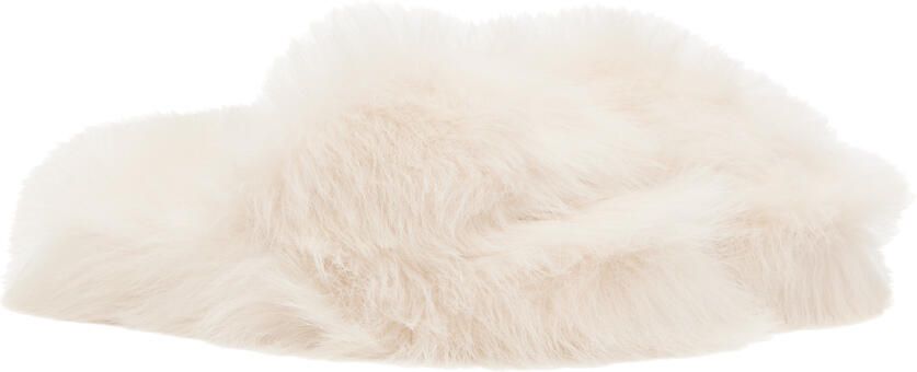 Bottega Veneta White Resort Slides - Picture 2