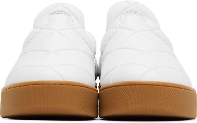 Bottega Veneta White 'The Quilt' Sneakers - Picture 3