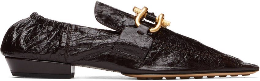 Bottega Veneta Brown Madame Loafers - Picture 5