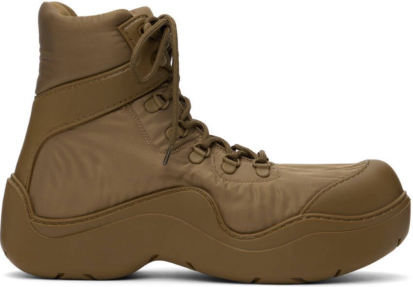 Bottega Veneta Brown Puddle Bomber Boots - Picture 5