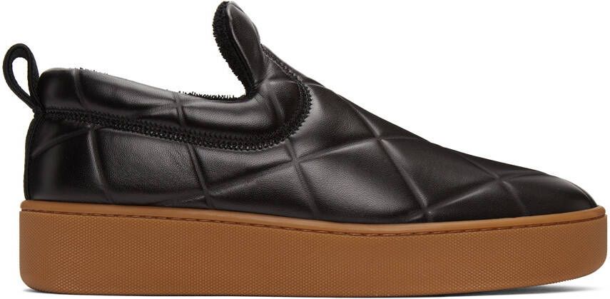 Bottega Veneta Brown 'The Quilt' Sneakers - Picture 4