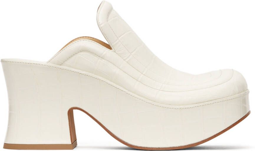 Bottega Veneta Croc Wedge Heels - Picture 5