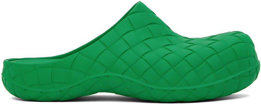Bottega Veneta Green Beebee Clogs - Picture 4