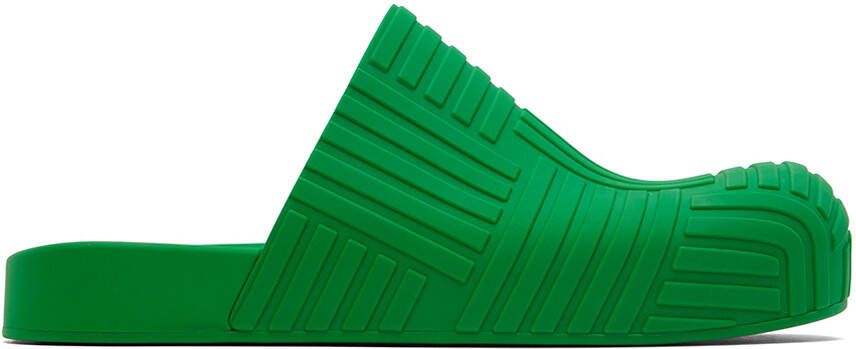 Bottega Veneta Green Slider Sandal