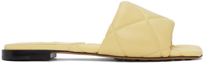 Bottega Veneta Off-White Quilted Embossed Lido Sandals - Picture 5