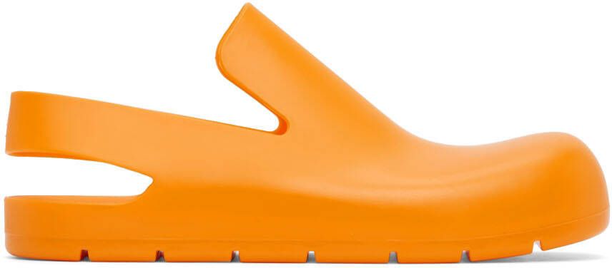 Bottega Veneta Orange Puddle Loafers - Picture 5