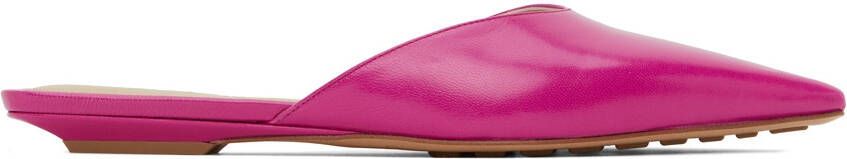Bottega Veneta Pink Point Slippers - Picture 5