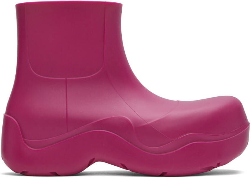 Bottega Veneta Pink Puddle Boots - Picture 5