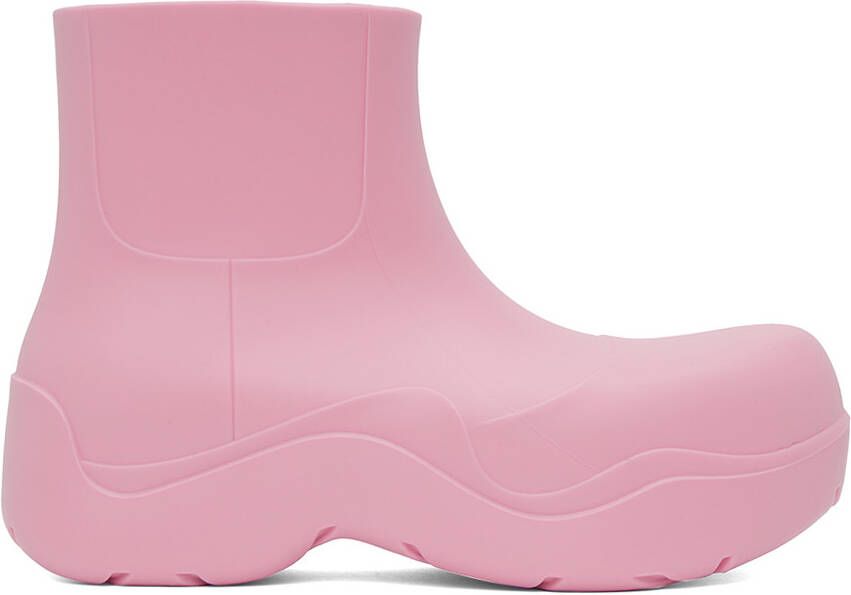Bottega Veneta Pink Puddle Boots