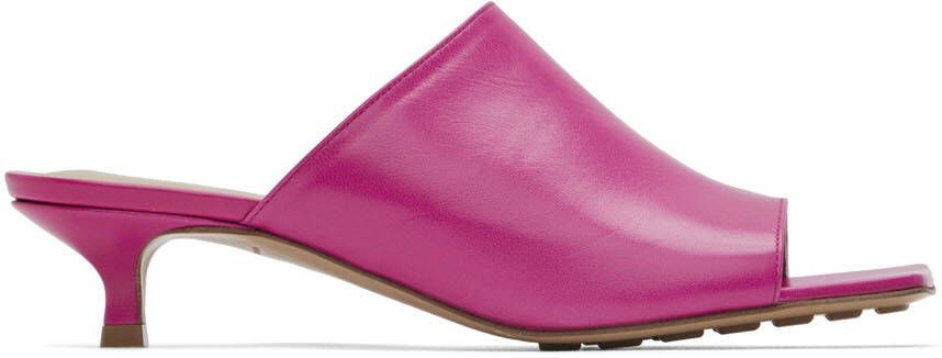 Bottega Veneta Pink Stretch Mules