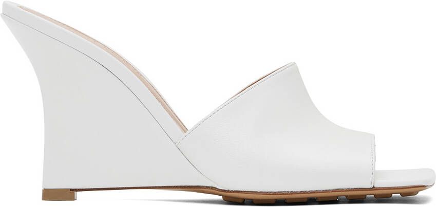 Bottega Veneta White Stretch Sandals