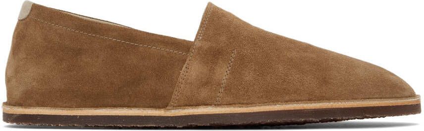 Brunello Cucinelli Brown Suede Smart Espadrilles - Picture 4