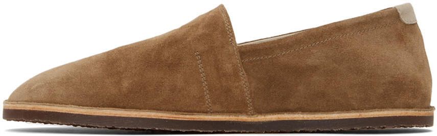 Brunello Cucinelli Brown Suede Smart Espadrilles - Picture 3