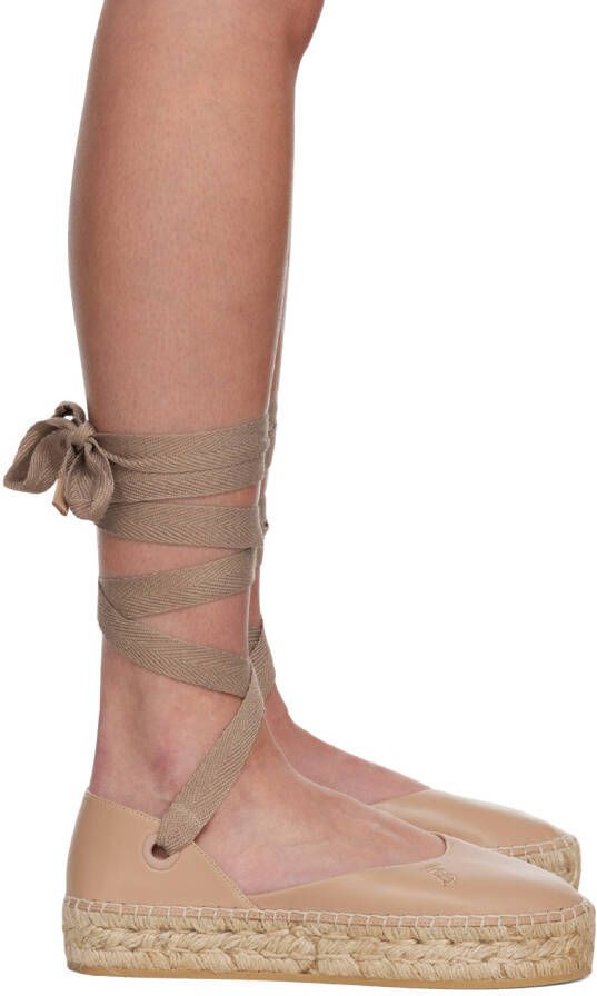 Burberry Beige Embroidered Espadrilles - Picture 5