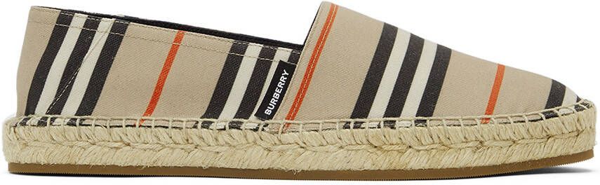 Burberry Beige Icon Stripe Alport Espadrilles - Picture 5